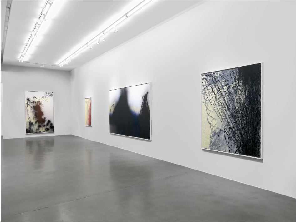 Installation view of "Hans Hartung" at Simon Lee Gallery, London. Image courtesy Simon Lee.
