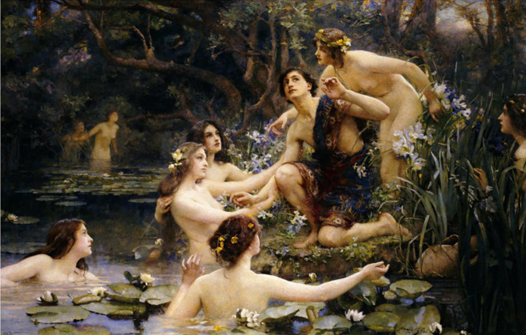 Henrietta Rae, <em>Hylas and the Water Nymphs</em> (ca. 1909). Courtesy of Christie's New York. 