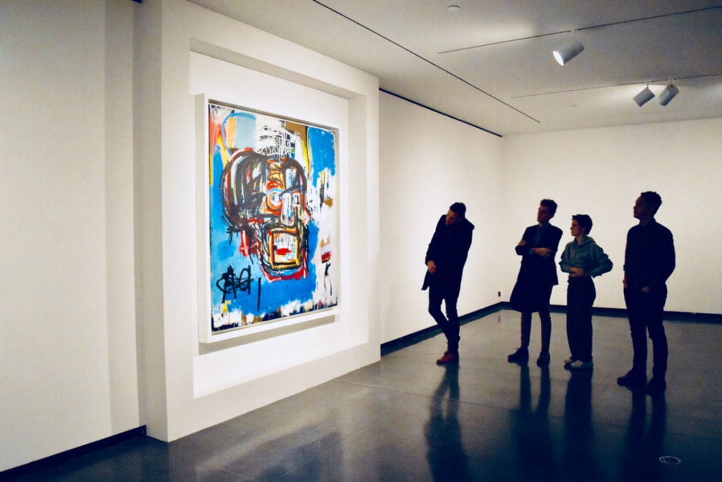Installation view of "One Basquiat" at the Brooklyn Museum. Image: Ben Davis.