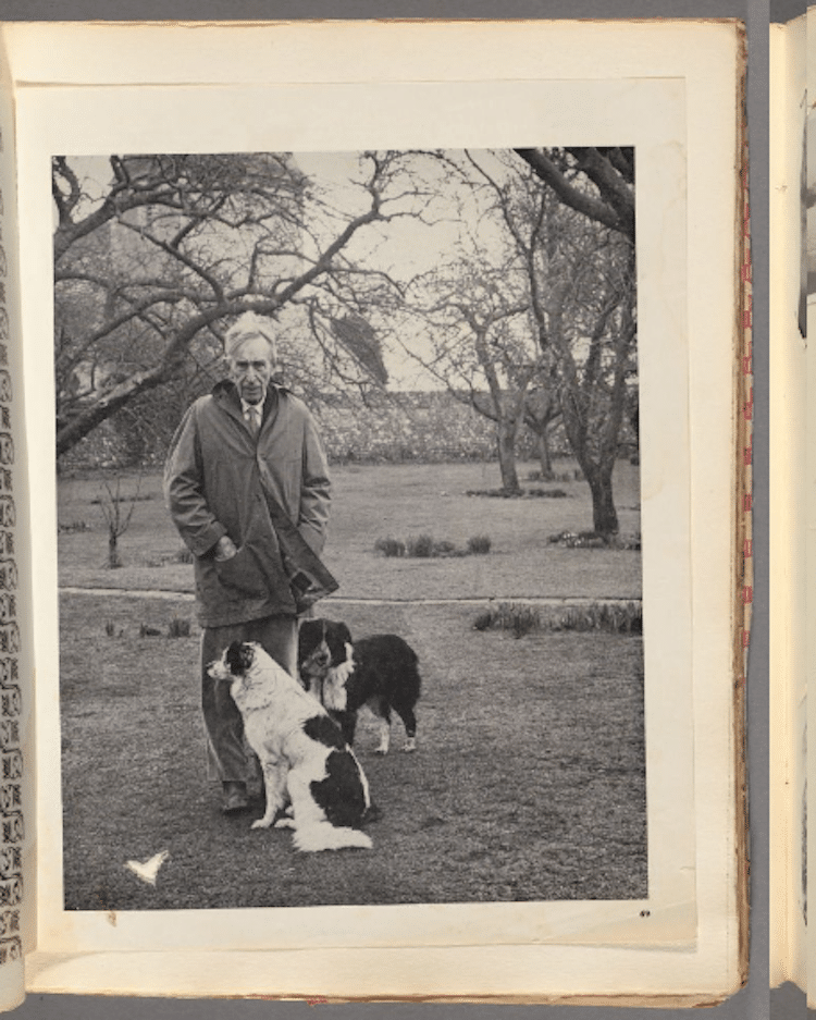A page from one of Virginia Woolf's personal scrapbooks. Courtesy of the Harvard Library.