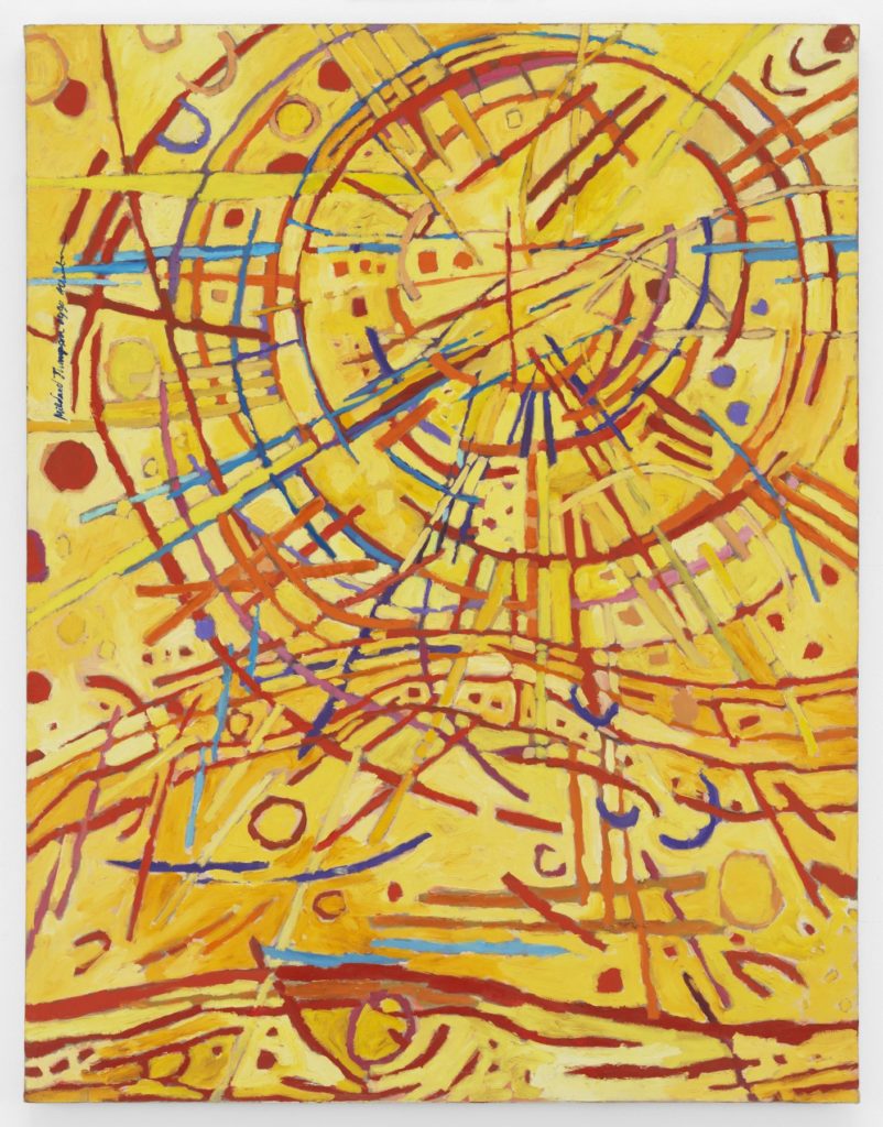 Mildred Thomas, <em>Magnetic Fields</em> (1990). Courtesy of Galerie Lelong.