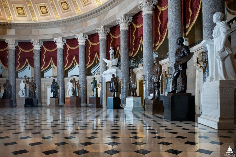 National Statuary Hall. Photo courtesy of Architect of the Capitol.