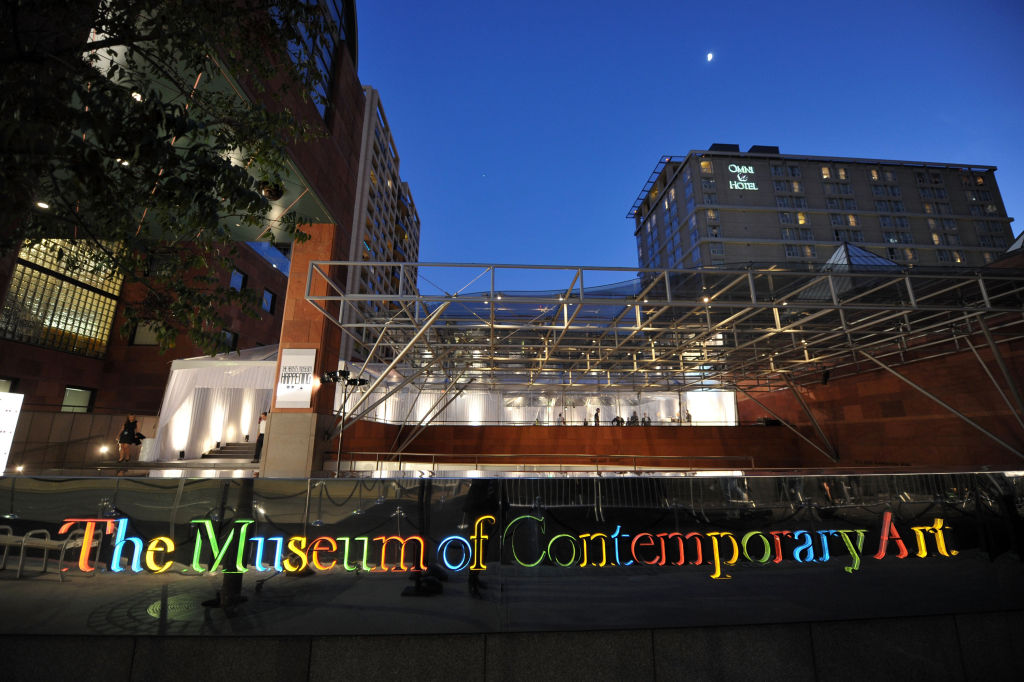 The facade of the Museum of Contemporary Art in Los Angeles. Image courtesy of MOCA.