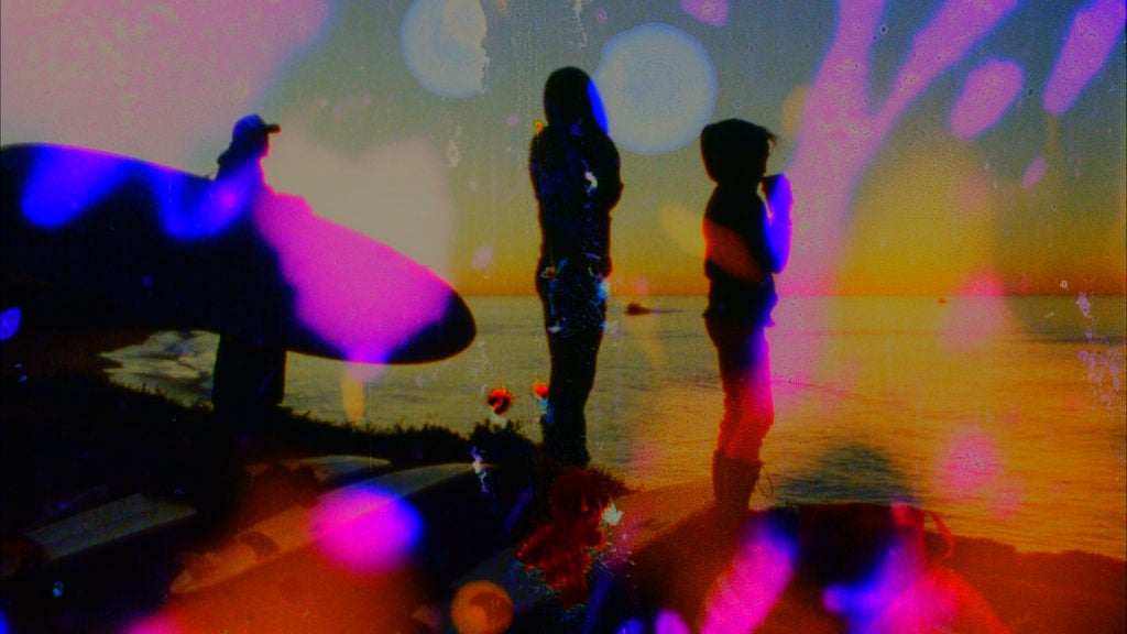 Jennifer West, <em>Dawn Surf Jellybowl Film</em> (2011). Video still courtesy of Marc Foxx, Los Angeles.