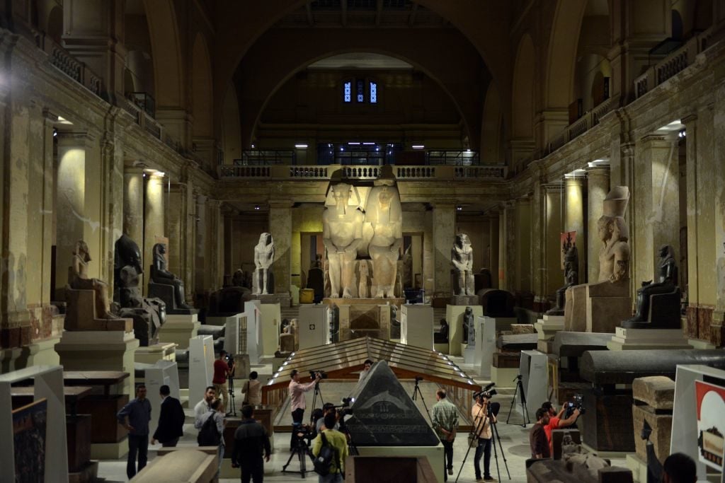 The Egyptian Museum in Cairo. Photo: MOHAMED EL-SHAHED/AFP/Getty Images.