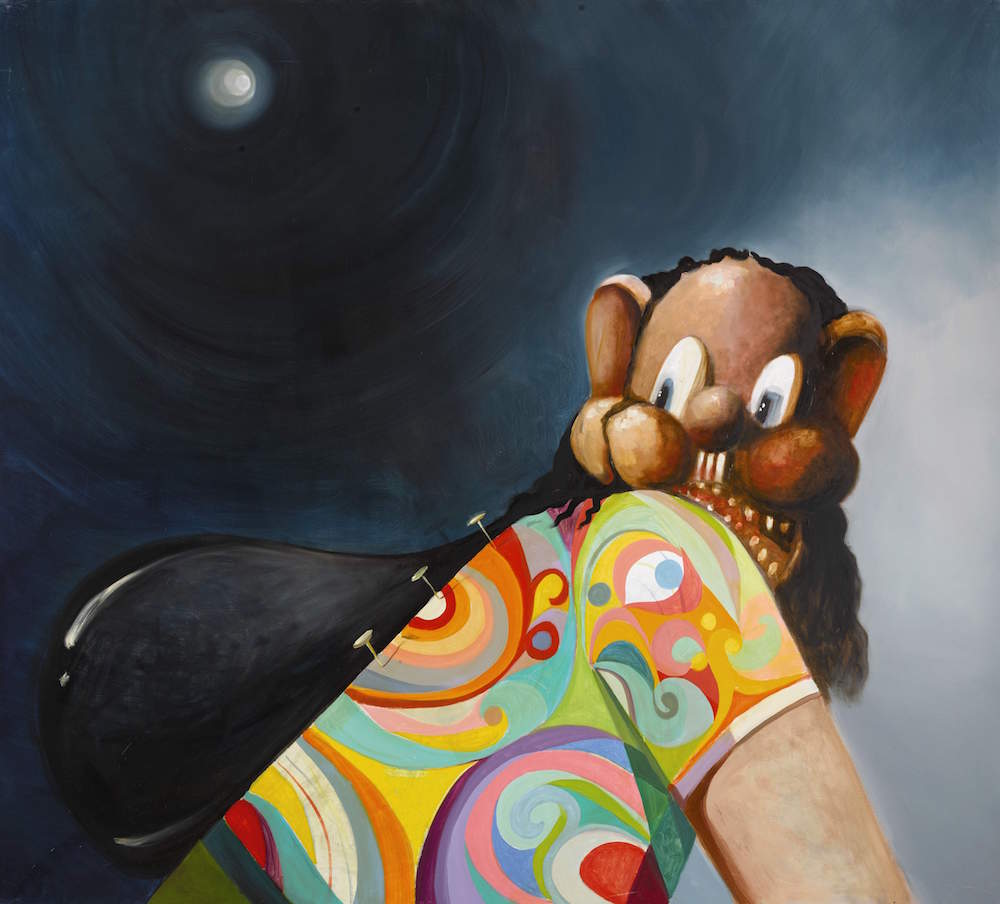 George Condo, The Escaped Hippie (1998).<br> Courtesy the artist and Sotheby's.