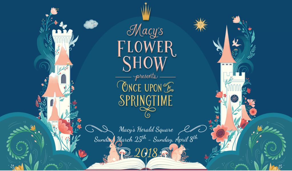 Macy's Flower Show 2018. Image courtesy of Macy's.