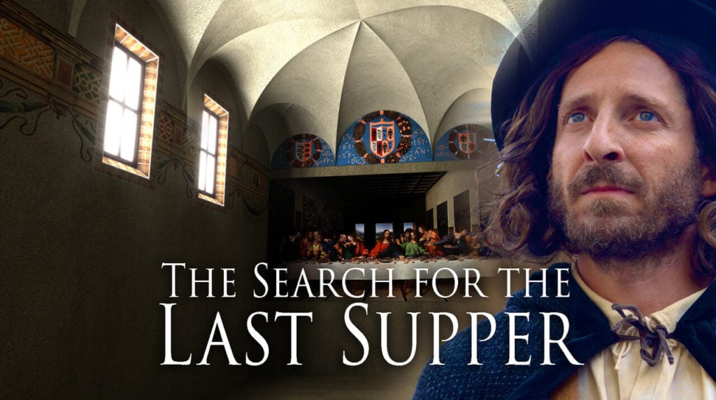 The poster for <em>The Search for the Last Supper</em>. Courtesy of the Sheen Center.