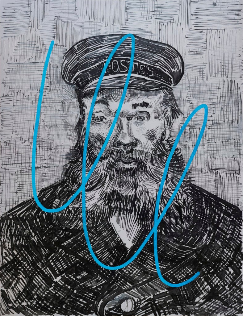 Zhao Zhao, <i>One Second, Portrait of Joseph Roulin</i> (2017). <br>Courtesy of the artist and Mizuma Art Gallery, Tokyo.