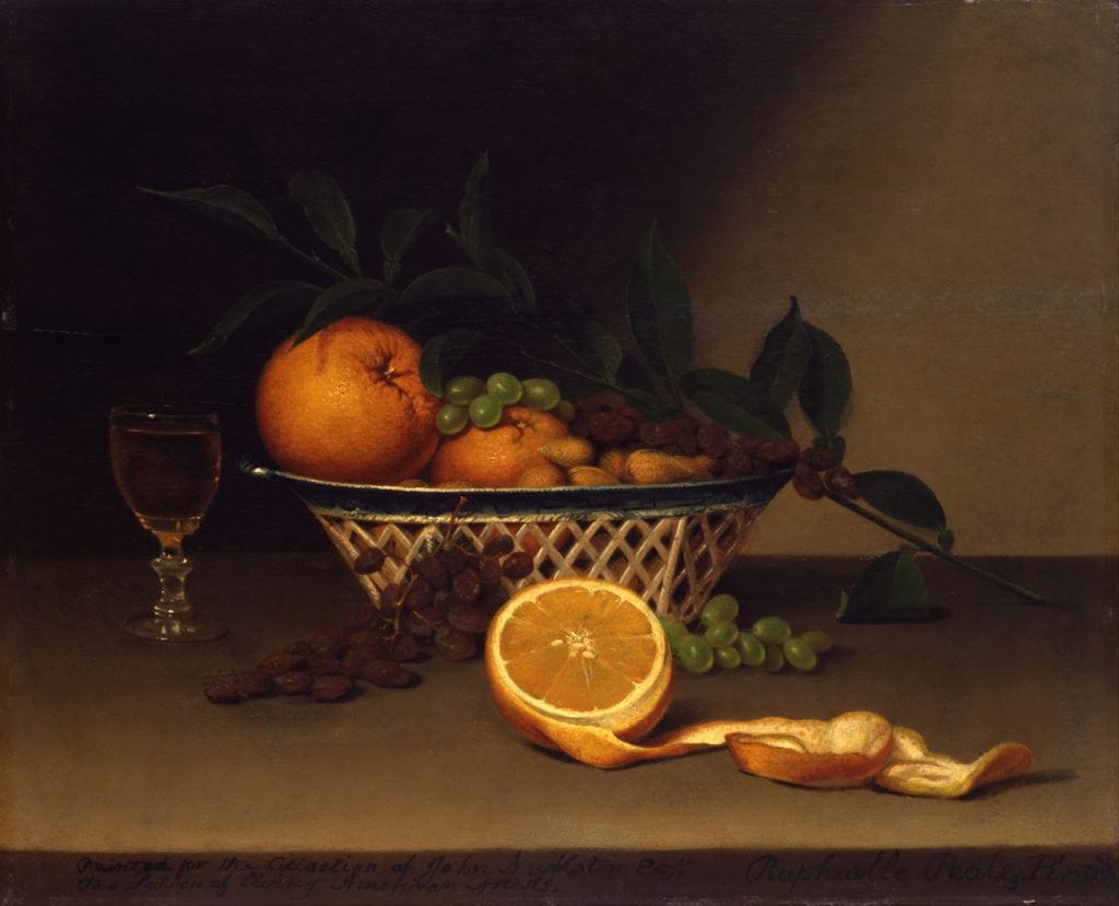 Raphaelle Peale, Still Life With Oranges (c. 1818). Photo courtesy of the Toledo Museum of Art.