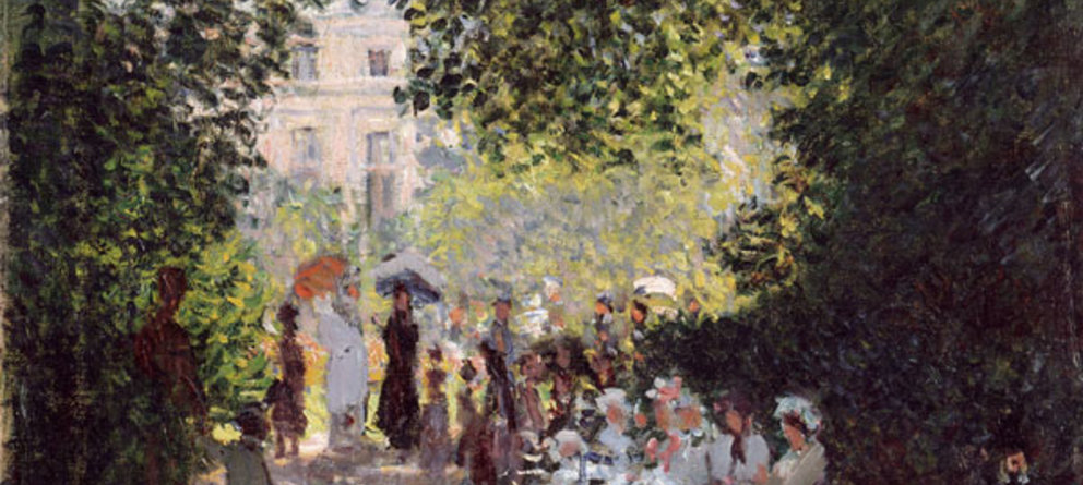 Claude Monet, <em>The Parc Monceau</em> (detail), 1878. Courtesy of the Metropolitan Museum of Art, New York.