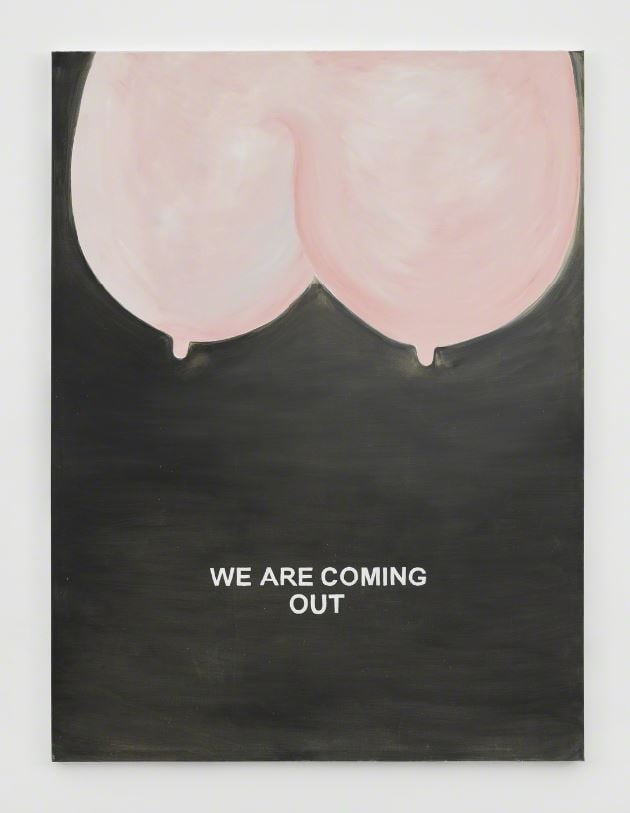 Laure Prouvost's <i>The Hidden Paintings Grandma Improved- We Are Coming Out</i> (2017). Courtesy of Lisson Gallery. 