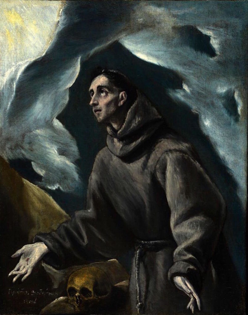 El Greco, <i>The Stigmatisation of St. Francis</i> Courtesy Colnaghi