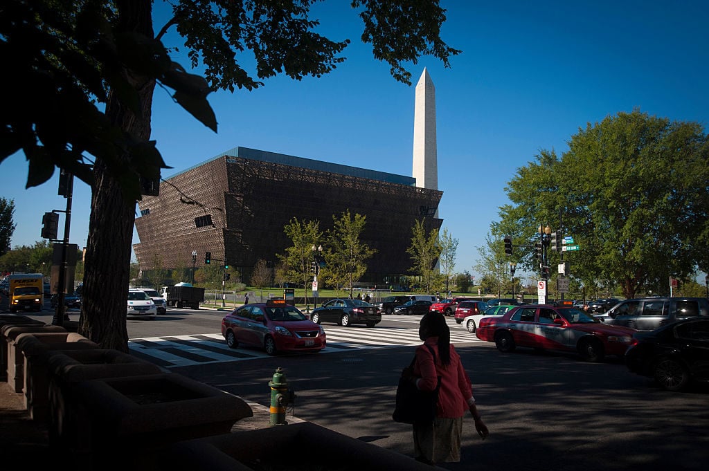 The Smithsonian's National Museum of African American History and Culture in Washington, DC. Photo by Preston Keres/AFP/Getty Images.