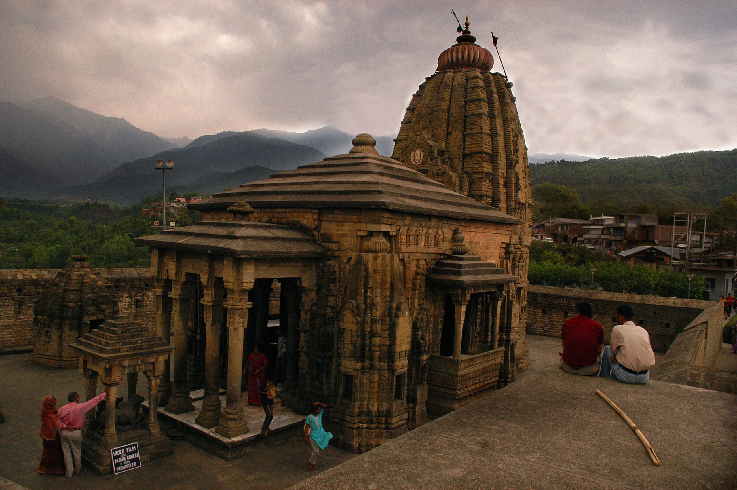 Ancient Shiva Temple, Baijnath in Himachal Pradesh, Iindia. Photo by Sumeet Inder Singh/The India Today Group via Getty Images.