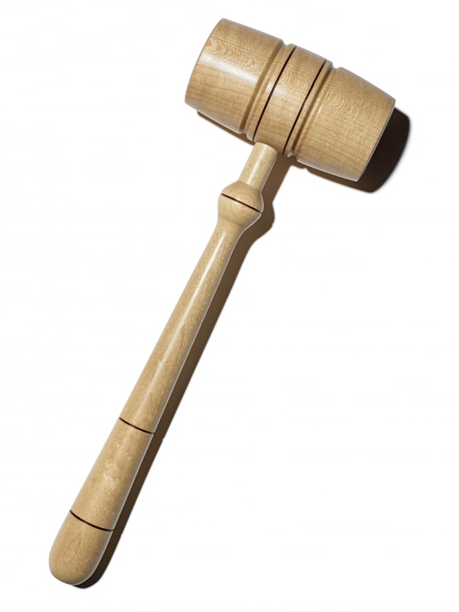 Nancy Pelosi's gavel. Photo by Jaclyn Nash, courtesy of the Smithsonian's National Museum of American History.