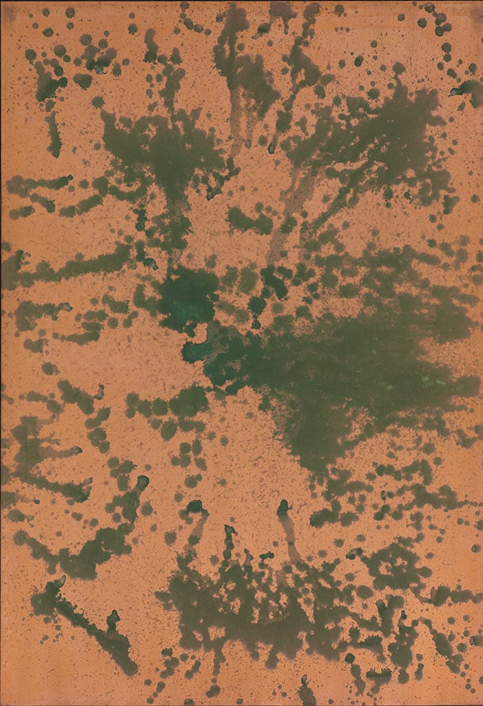 Andy Warhol's Oxidation Painting purchased by the Baltimore Museum of Art in 1994.