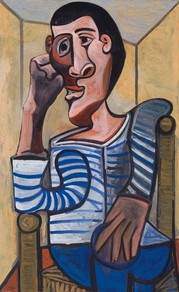 Pablo Picasso, <i>Le Marin</i> (1943). © 2018 Estate of Pablo Picasso / Artists Rights Society (ARS), New York. Image courtesy of Christie's. 