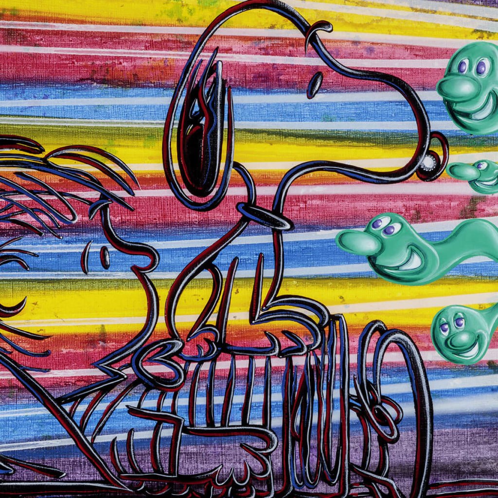 Kenny Scharf. Photo courtesy of the Peanuts Global Artist Collective.
