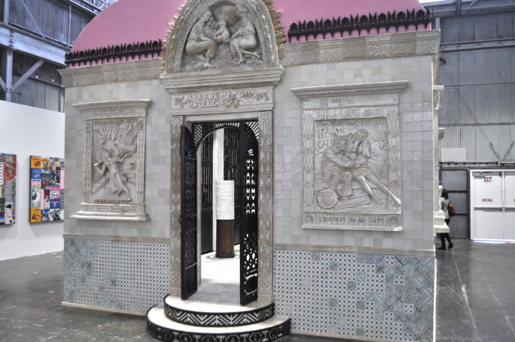 FAILE, <em>Temple</em> in "Beyond the Streets." Image courtesy Colony Little.