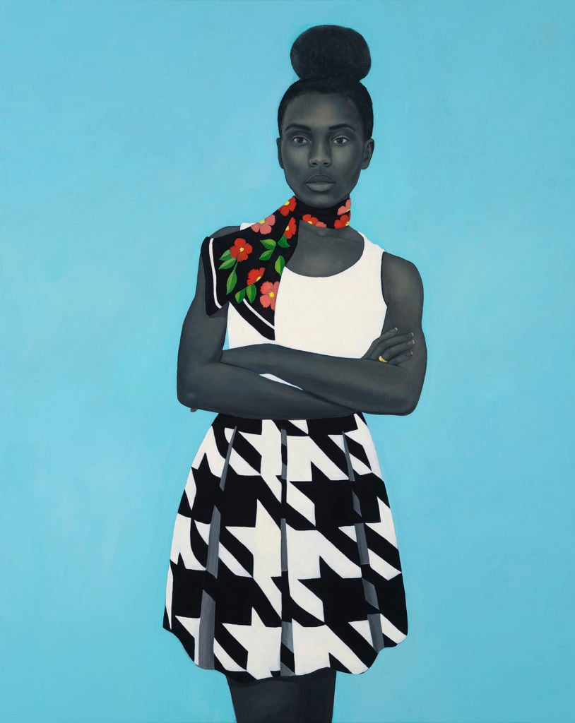 Amy Sherald, A clear unspoken granted magic (2017). Courtesy of the artist and Hauser & Wirth, ©Amy Sherald.