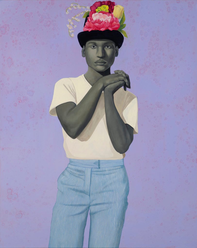 Amy Sherald, Try on dreams until I find the one that fits me. They all fit me. (2017). Courtesy of the artist and Hauser & Wirth, ©Amy Sherald.