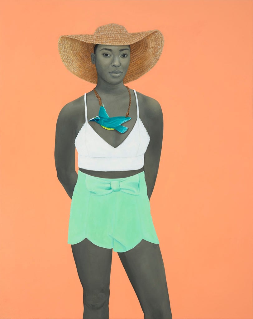 Amy Sherald, All the unforgotten bliss (The early bird), 2016. Courtesy of the artist and Hauser & Wirth, ©Amy Sherald.