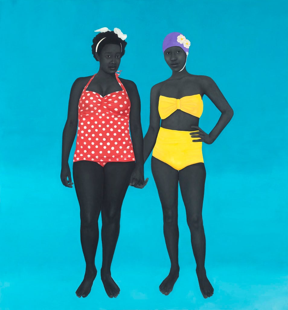 Amy Sherald, The Bathers (2015). Courtesy of the artist and Hauser & Wirth, ©Amy Sherald.