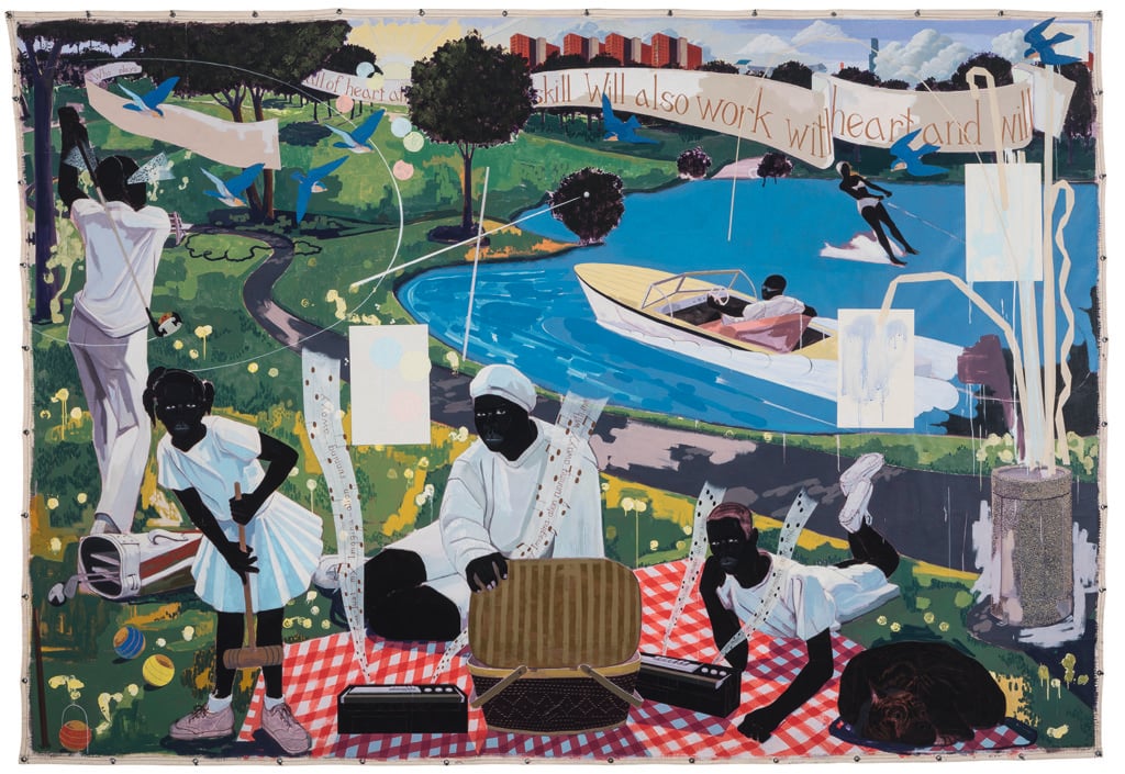 Kerry James Marshall, Past Times (1997). Courtesy of Sotheby's.