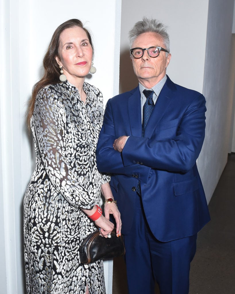 Laurie Simmons and Carroll Dunham at Planned Parenthood's Spring into Action Gala on May 1st, 2018. Photo by Joe Schildhorn, courtesy of BFA.