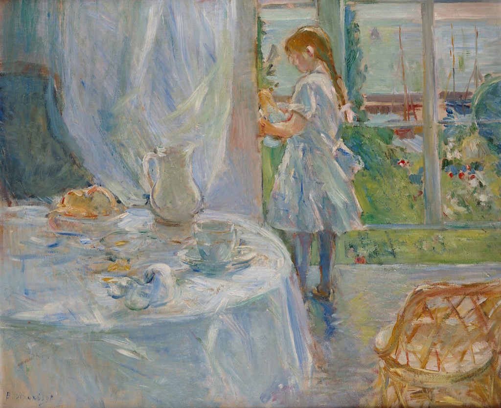Berthe Morisot, <em>Cottage Interior</em> (1886). Courtesy of the Musée d’Ixelles.