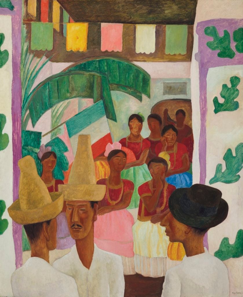 Diego Rivera, The Rivals (1931). Courtesy Christie's Images Ltd.