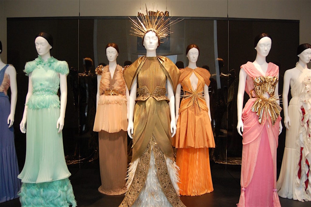 Evening Dresses by Rodarte (2011), on view in 