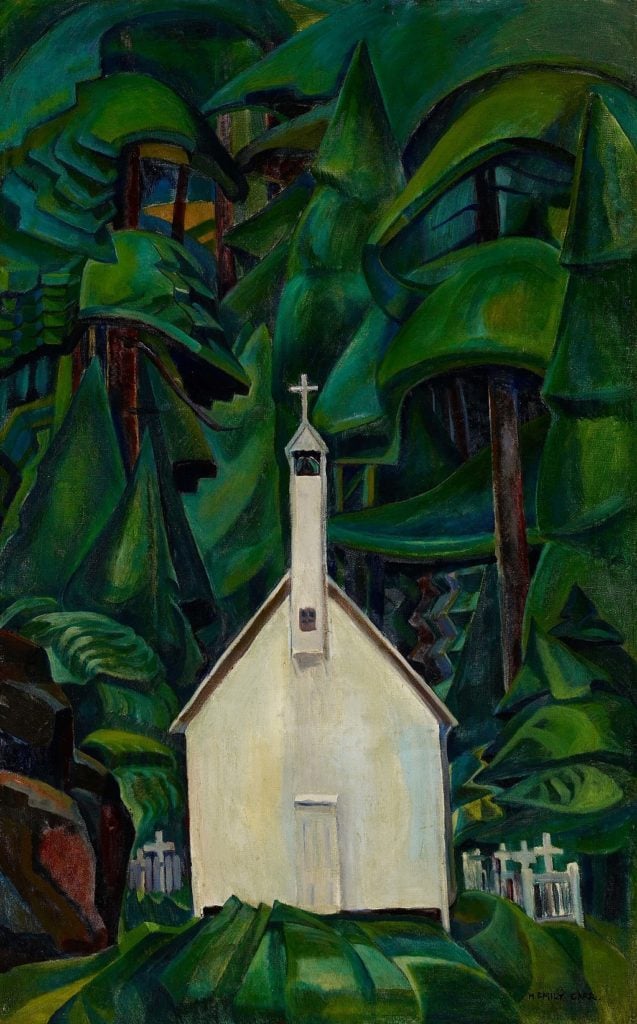 Emily Carr, Church at Yuquot Village (formerly Indian Church), 1929. Collection of the Art Gallery of Ontario, Toronto.