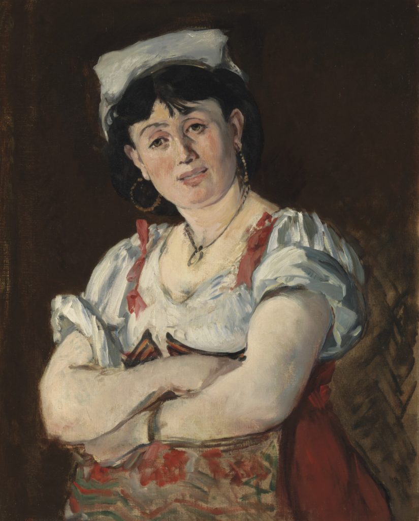 Edouard Manet's L'Italienne (1860). Courtesy of Christie's.