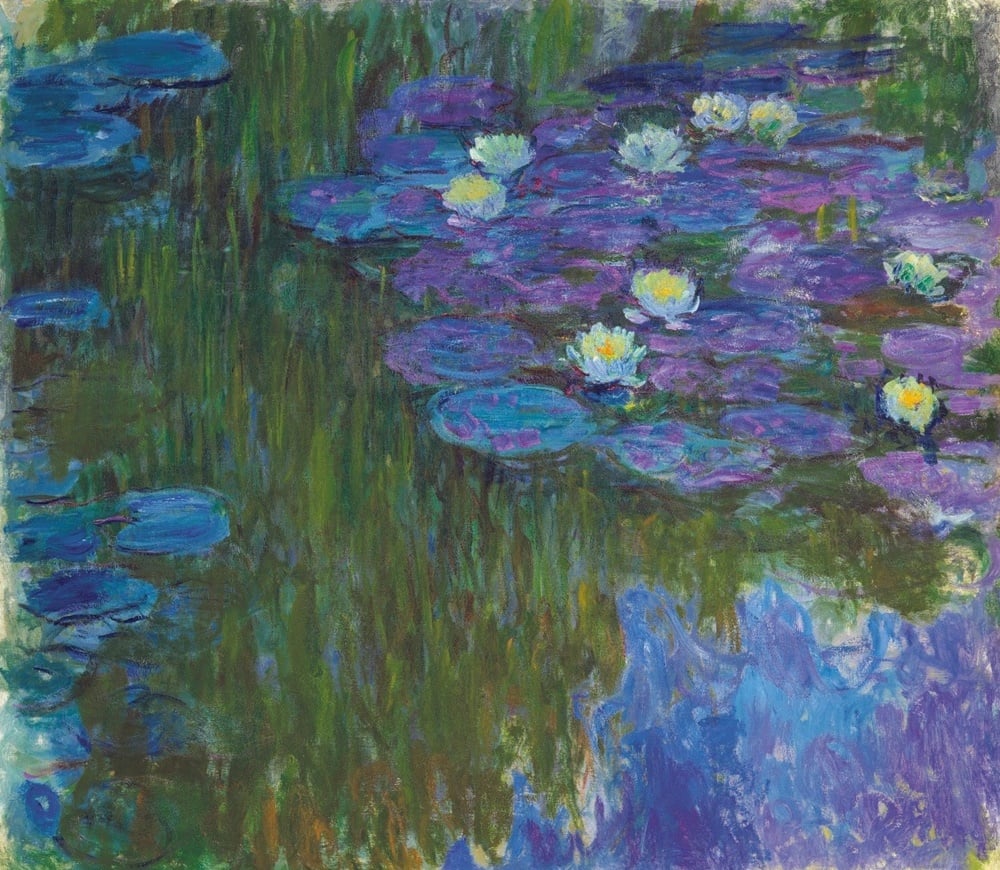 Claude Monet, Nymphéas en fleur (circa 1914-17). Courtesy Christie's Images Ltd.