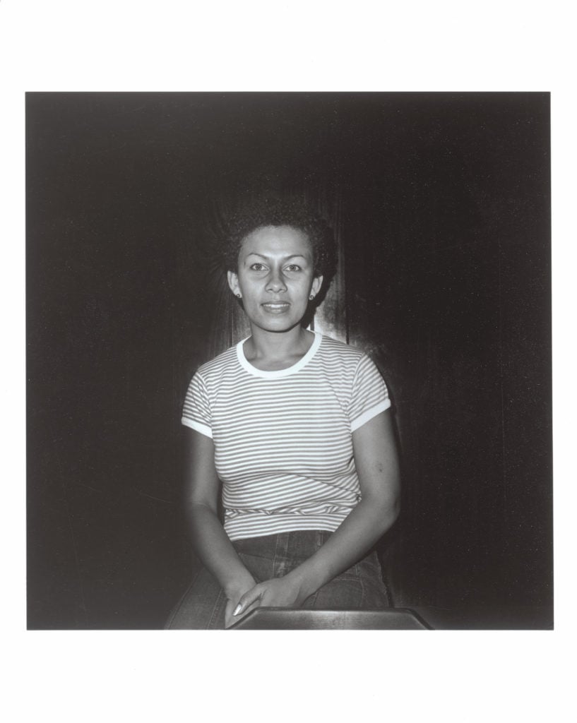 Sophie Rivera, <em>Untitled</em> from "Nuyorican Portraits," (1978). Courtesy of the artist, collection of Martin Hurwitz.