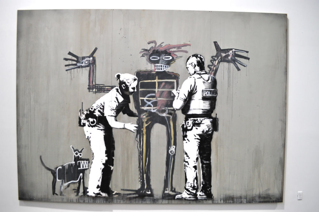 Banksy in "Beyond the Streets." Photo courtesy Colony Little. 