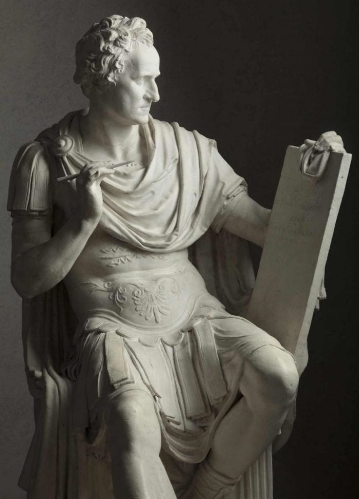 Antonio Canova, <em>Modello for George Washington</em> (1818). Photo by Fabio Zonta, courtesy of the Gypsotheca e Museo Antonio Canova, Possagno; Fondazione Canova onlus, Possagno.
