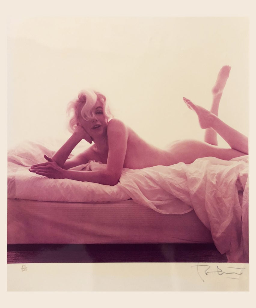 Bert Stern, <em> Flirtacious</em>, Marilyn Monroe (1962, printed from the original transparency). Photo courtesy of Pop International Galleries.