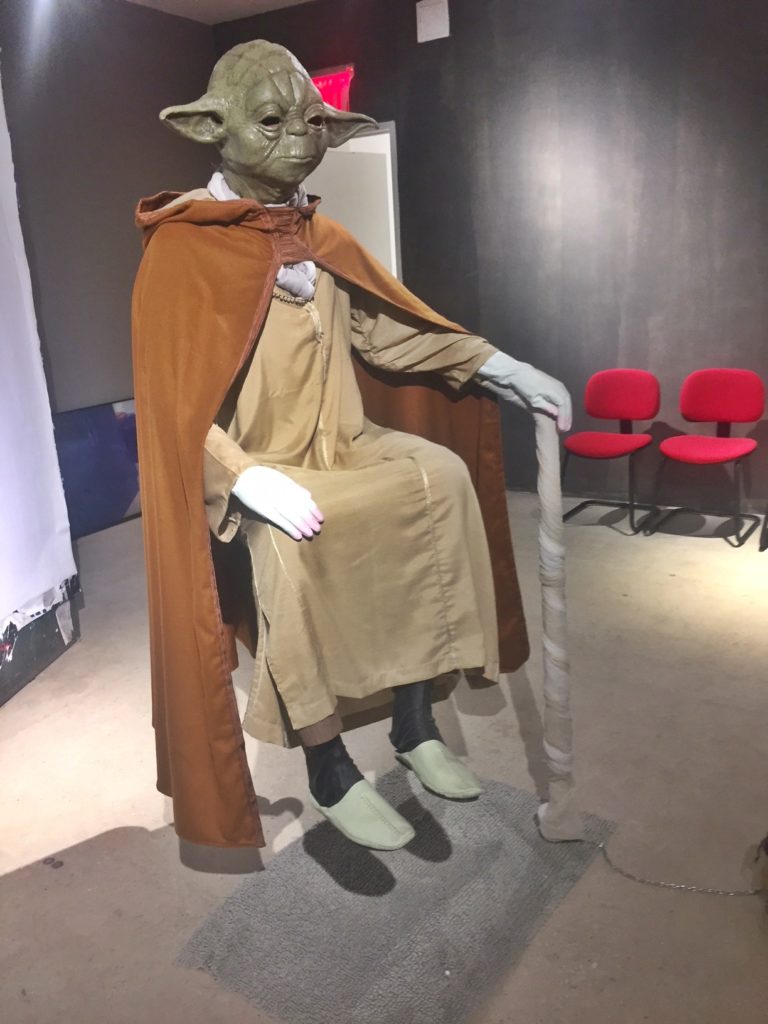 Claire Fontaine's, <i>Yoda</i> (2016) is part of the inaugural Swiss Institute exhibition "Readymades Are For Everyone" Photo by Eileen Kinsella