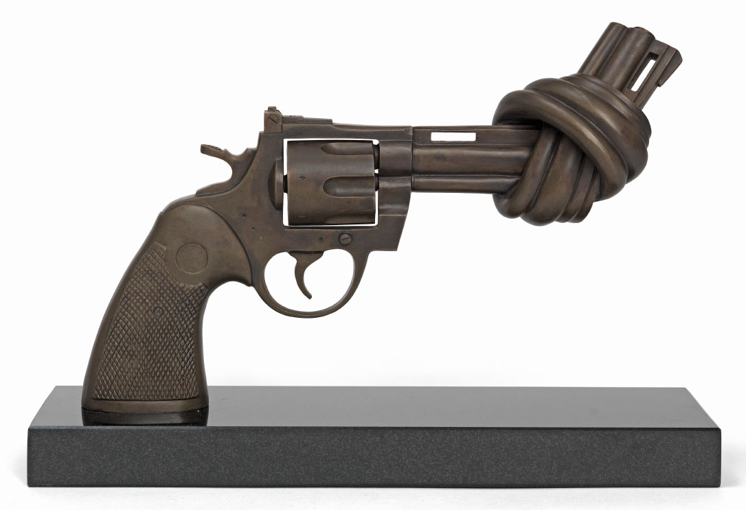 Created After John Lennon’s Death, Carl Fredrik Reuterswärd’s Knotted