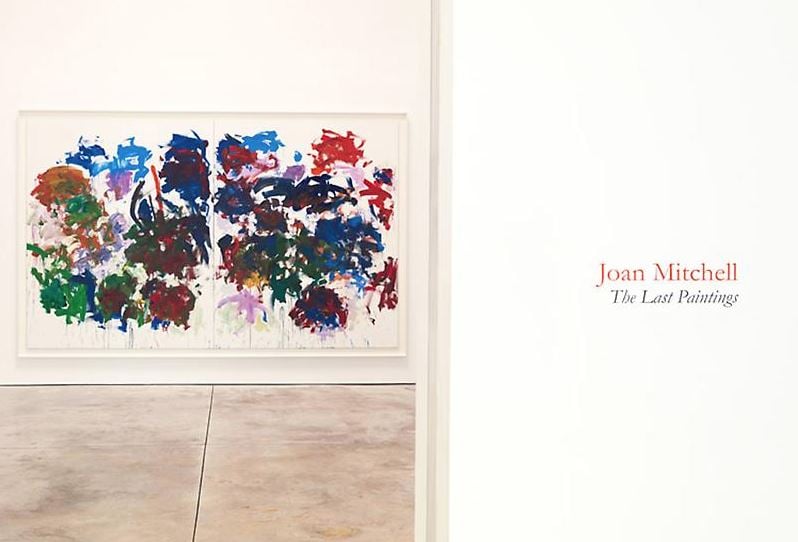 "Joan Mitchell: The Last Paintings" at Cheim & Read, November 3, 2011-January 4, 2012. Image: Cheim & Read. 