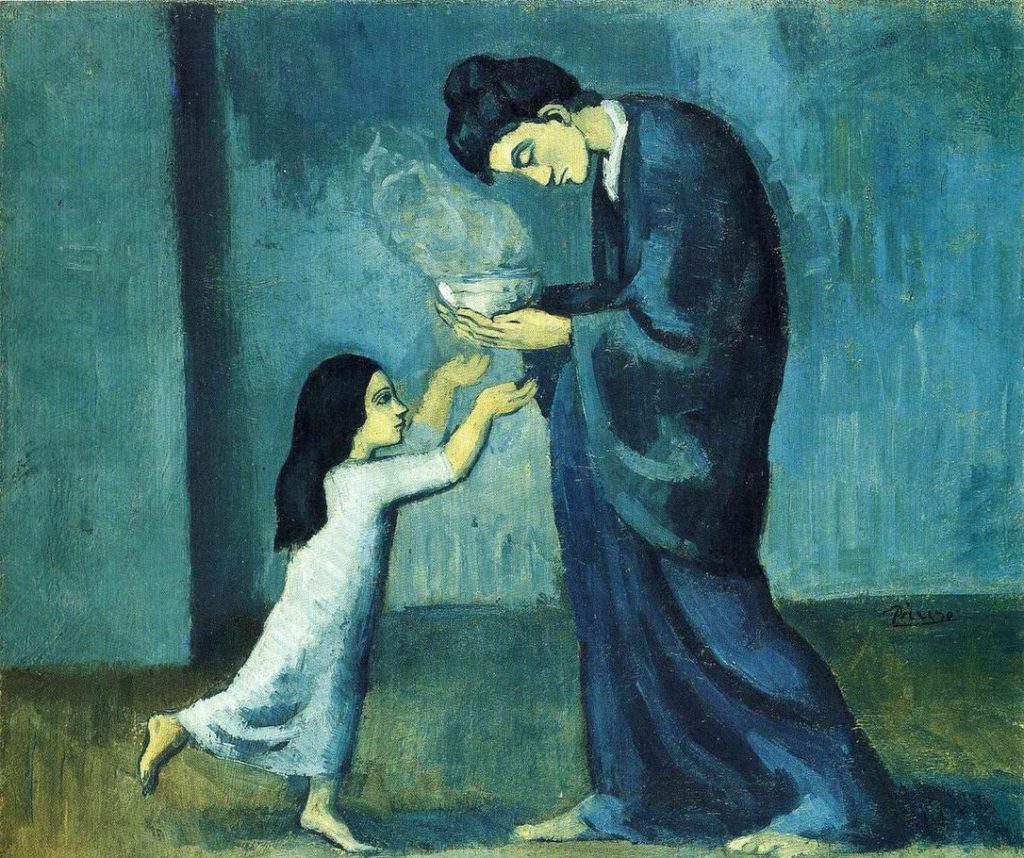 Pablo Picasso, La Soupe (1902–03). Courtesy of the Art Gallery of Ontario.