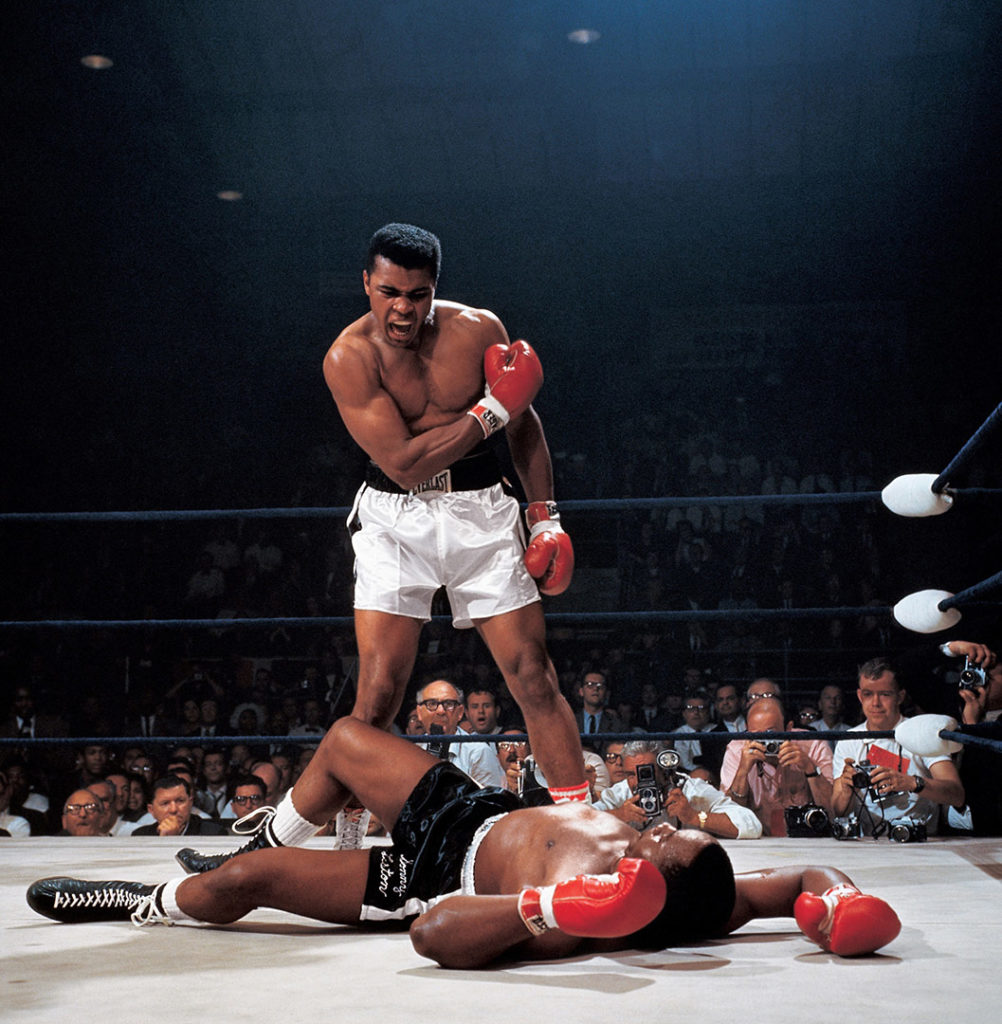 Neil Leifer, <em>Muhammad Ali vs Sonny Liston</em> (1965). Photo courtesy of Soho Contemporary Art.
