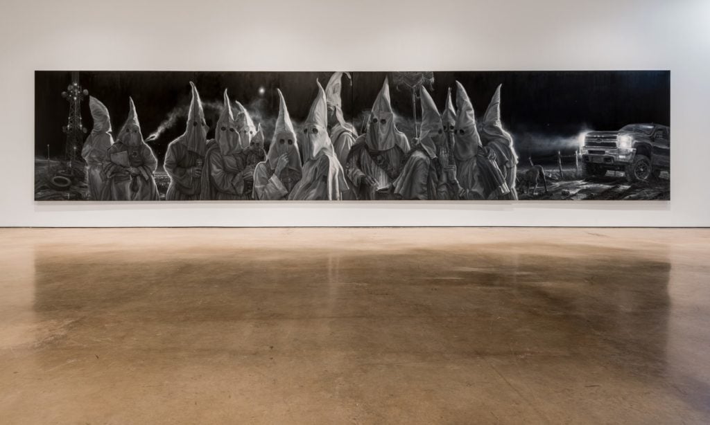 Vincent Valdez, The City I (2015–16). Photo by Peter Molick, courtesy of the artist, David Shelton Gallery, and the Blanton Museum of Art at the University of Texas at Austin, purchase through the generosity of Guillermo C. Nicolas and James C. Foster with additional support from Jeanne and Michael Klein and Ellen Susman.