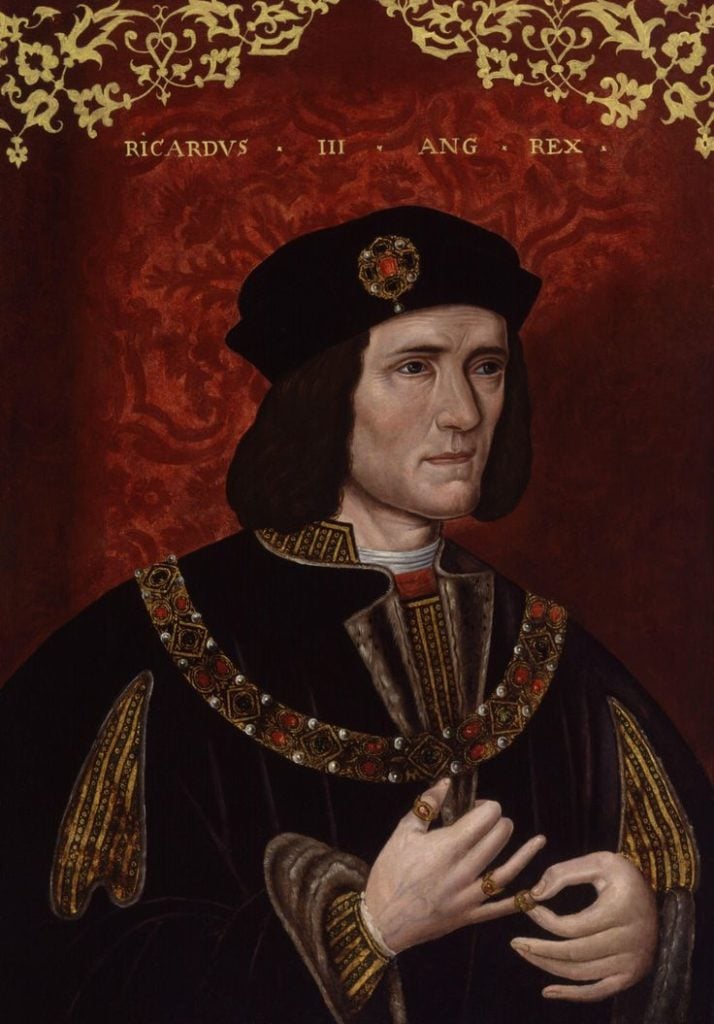 Unknown artist, <em>King Richard III</em> (late 16th century). Courtesy of the National Portrait Gallery.