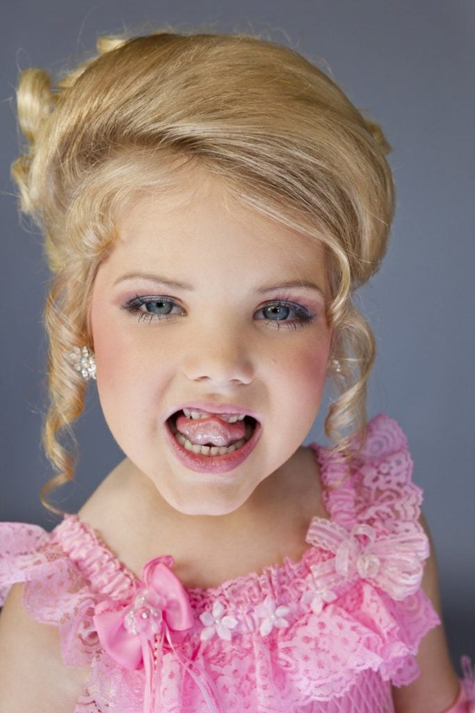Pageant winner and "Toddlers and Tiaras" star Eden Wood, 6, Los Angeles, 2011. Featured in Lauren Greenfield's <em>Generation Wealth</em>. Photo courtesy of Amazon Studios ©Lauren Greenfield, all rights reserved.