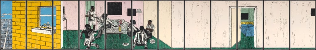 Kerry James Marshall, <i>Untitled</i>, 1999. Collection of the Orlando Museum of Art. Purchased with funds provided by the Acquisition Trust. Photo: Howard Agriesti. © Kerry James Marshall. Courtesy of the artist and Jack Shainman Gallery, New York.