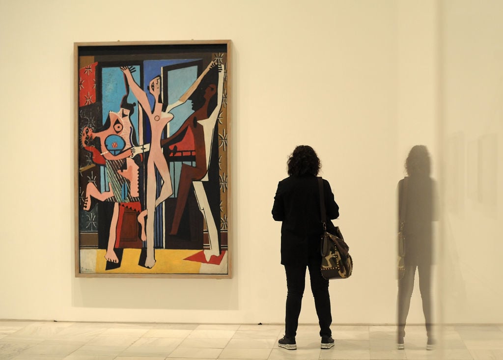Picasso's The Three Dancers. Photo by Denis Doyle/Getty Images.